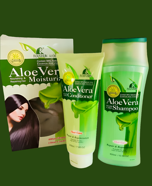 🌿 ROUSHUN - Coffret Soin Capillaire à l’Aloe Vera