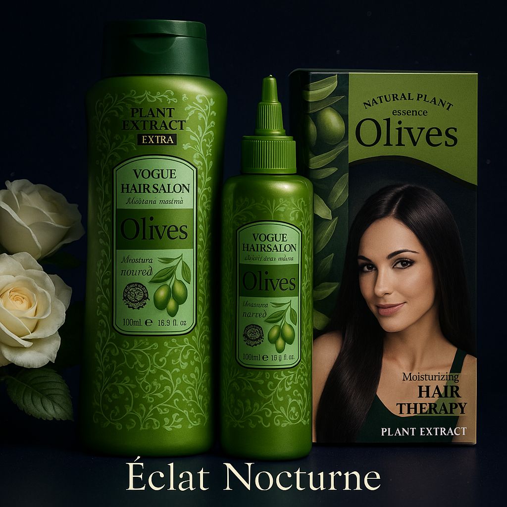 🌿 Olives Hair Therapy – Rituel Réparateur à l’Huile d’Olive 🍃