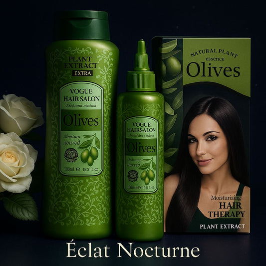 🌿 Olives Hair Therapy – Rituel Réparateur à l’Huile d’Olive 🍃
