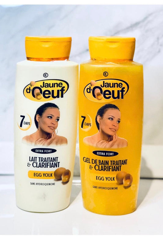 🍯 Jaune d’Œufs – Gel Douche & Lait de Corps