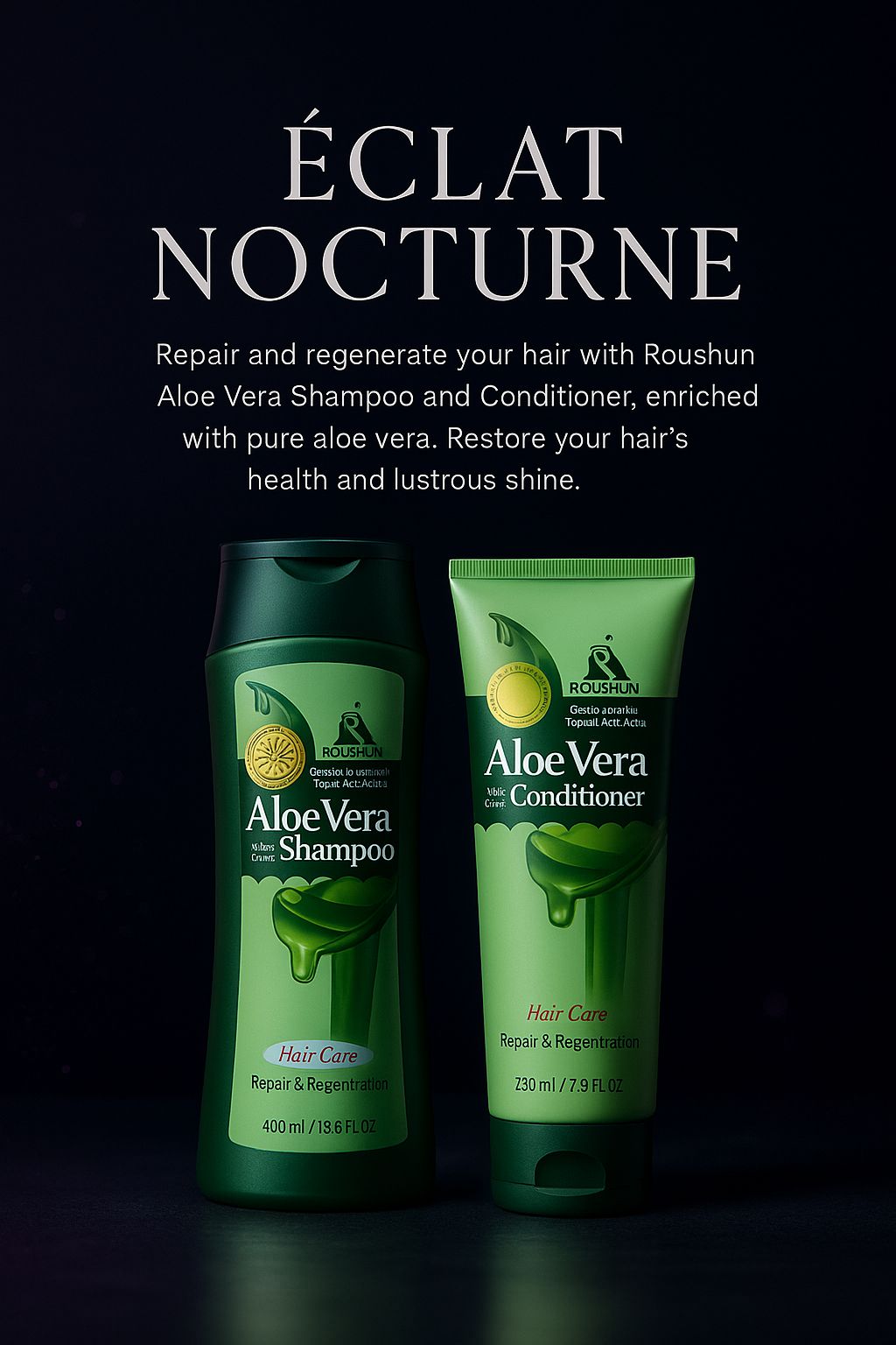 🌿 ROUSHUN - Coffret Soin Capillaire à l’Aloe Vera