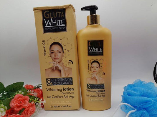Gluta White ✨ – Lait de Corps Éclaircissant Maxi