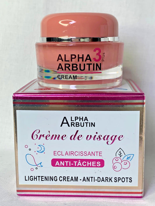 🧴 Alpha Arbutin 3+ | Crème Visage Éclaircissante & Anti-Taches