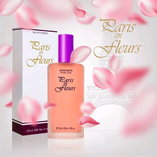 🌸 Paris en Fleurs – Eau de Toilette Élégante (125 ml)